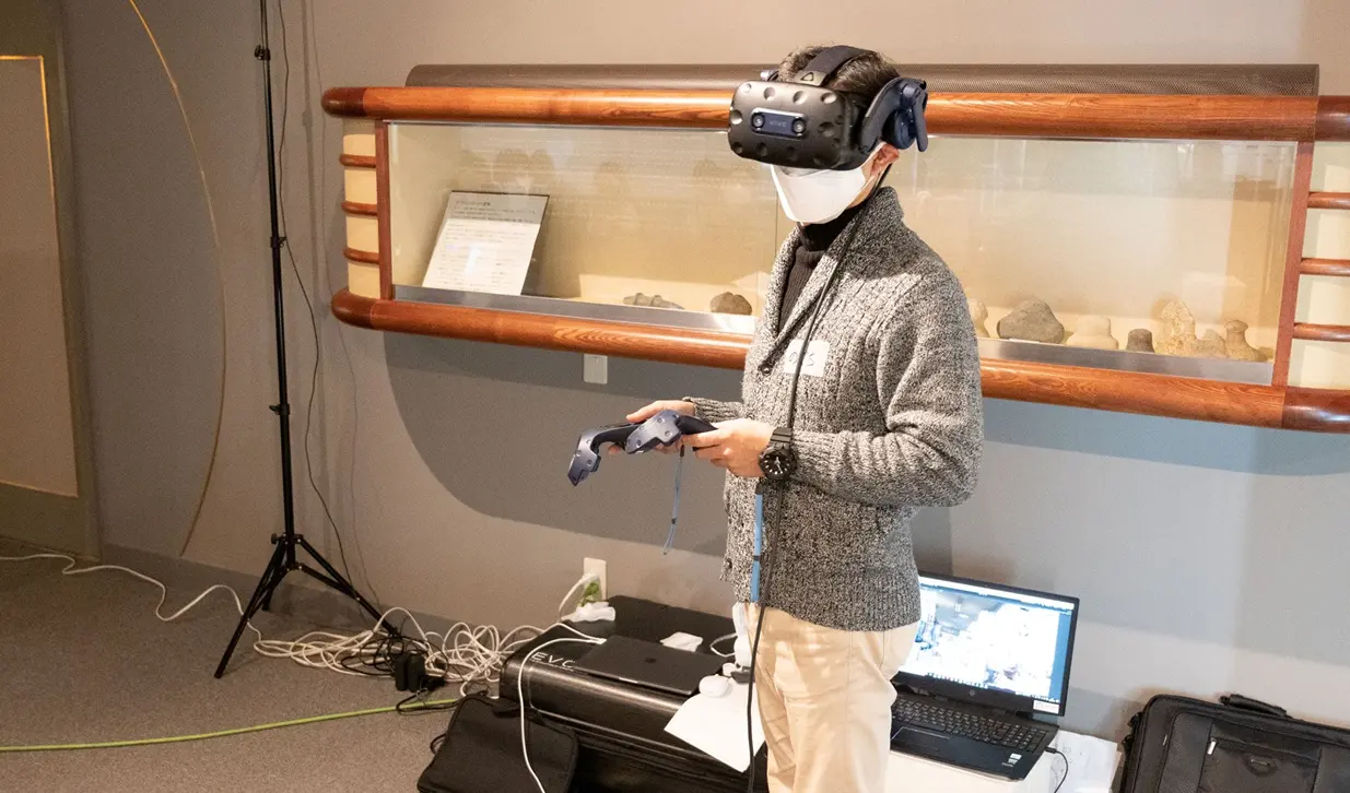3D活用合宿VR展示空間体験写真